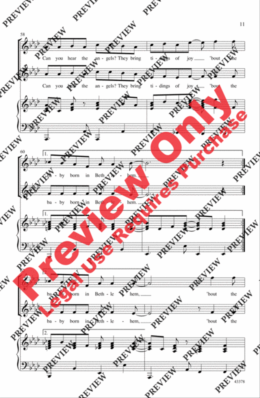 Can You Hear the Angels? 2-Part scores gallery preview page 11