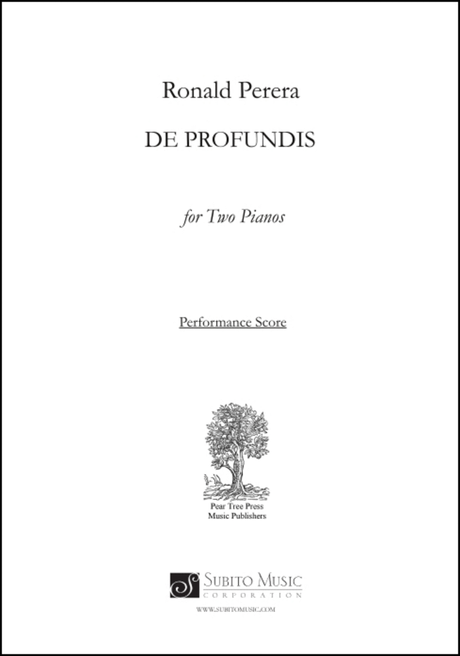 De Profundis 2 Pianos, 4-Hands scores gallery preview page 1