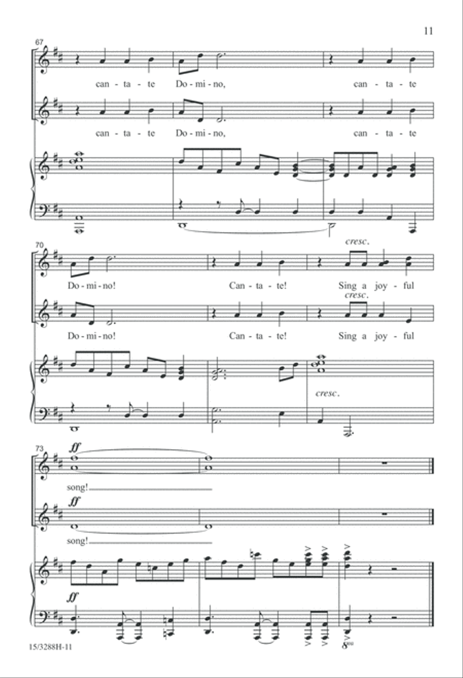 A Joyful Song SSA scores gallery preview page 11