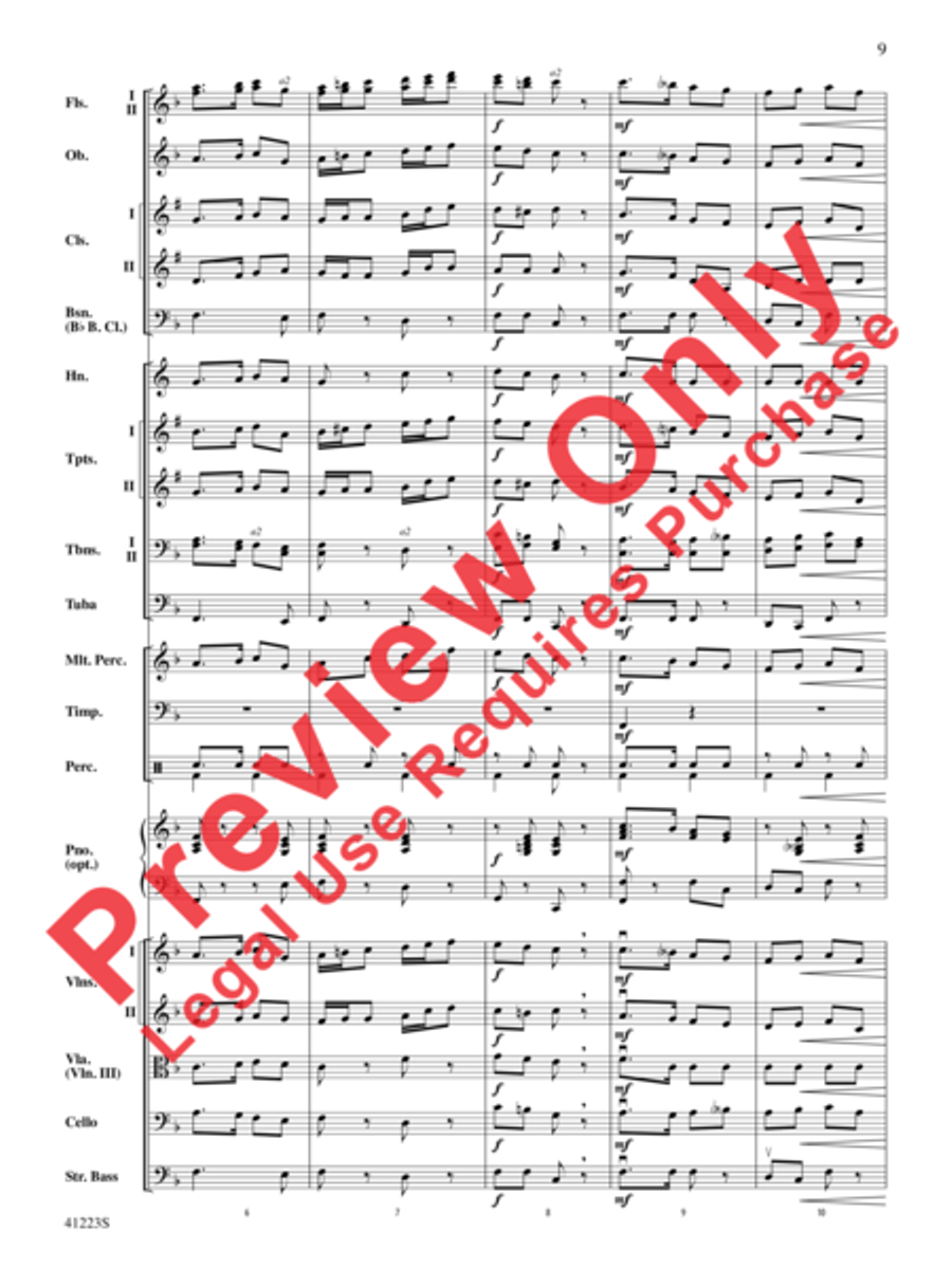 Joyful Holidays Full Orchestra scores gallery preview page 10