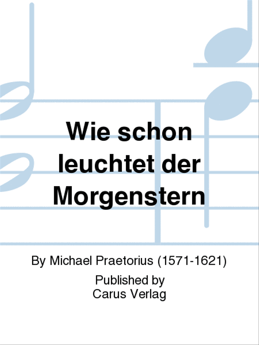 How brightly beams the morning star (Wie schon leuchtet der Morgenstern) SSATB scores gallery preview page 1