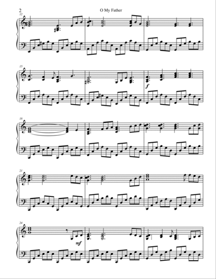 O My Father O My Father Small Ensemble scores gallery preview page 4