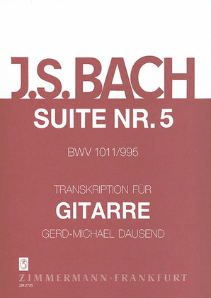 Book cover for Six Suites BWV 1011