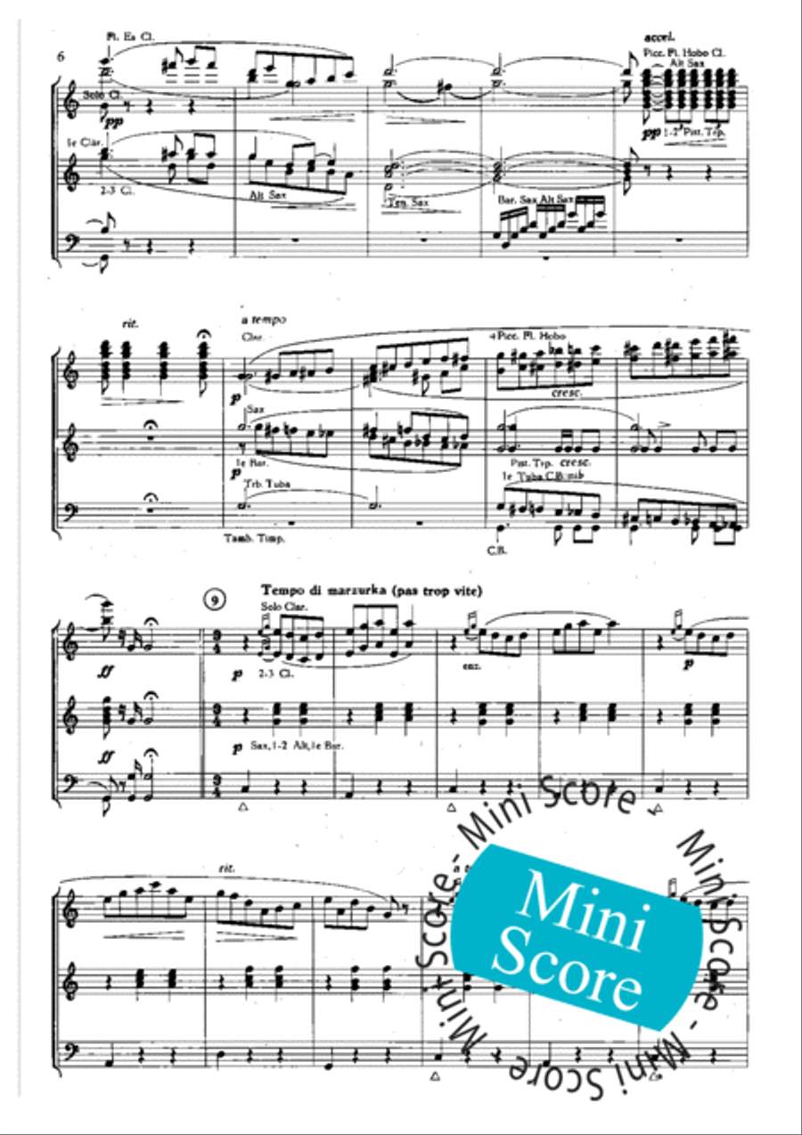 Ballet D'Isoline Ballet D'Isoline Concert Band scores gallery preview page 8