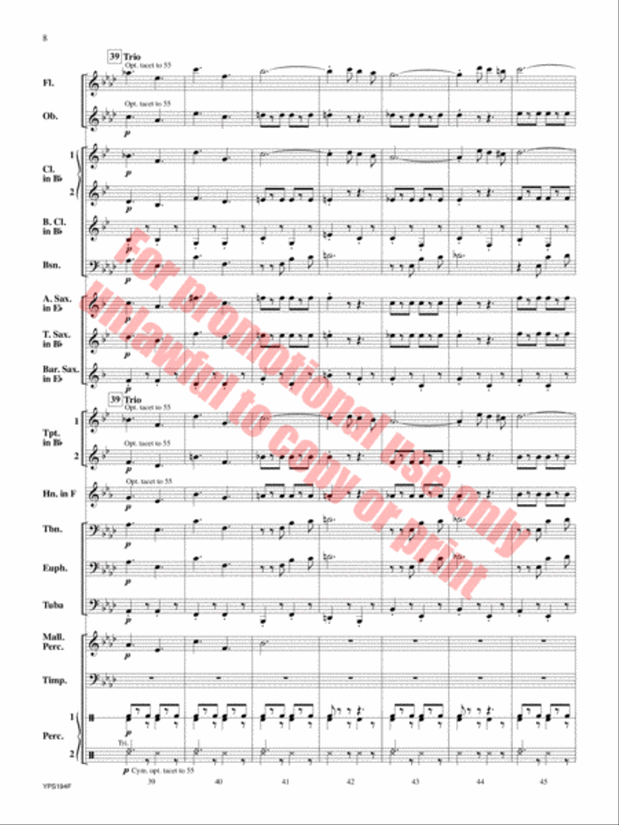 Power Power Concert Band scores gallery preview page 9