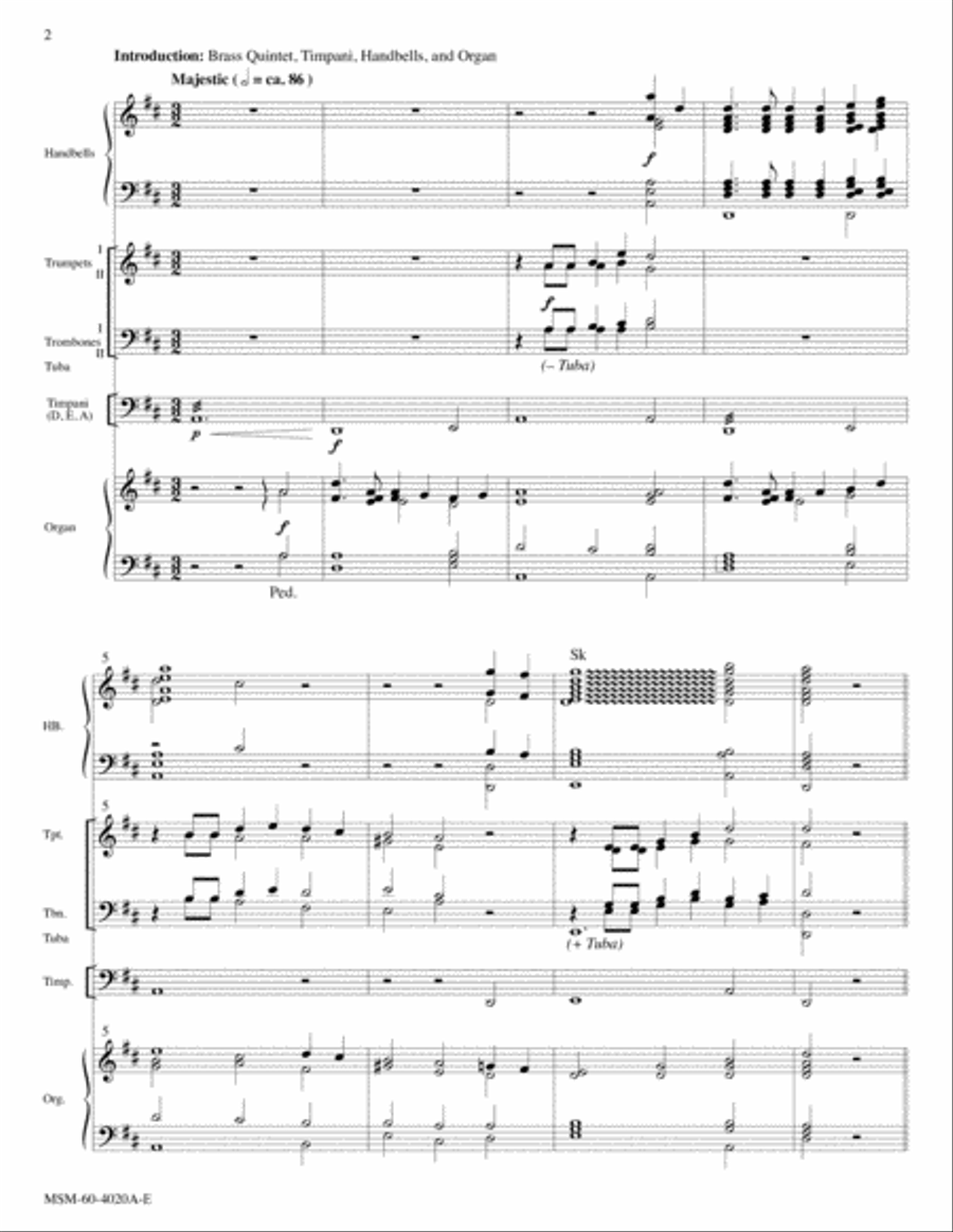 Now All the Vault of Heaven Resounds Choir scores gallery preview page 2