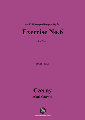 Book cover for C. Czerny-Exercise No.6,Op.261 No.6