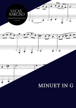 Minuet in G - Clarinet - Bassoon