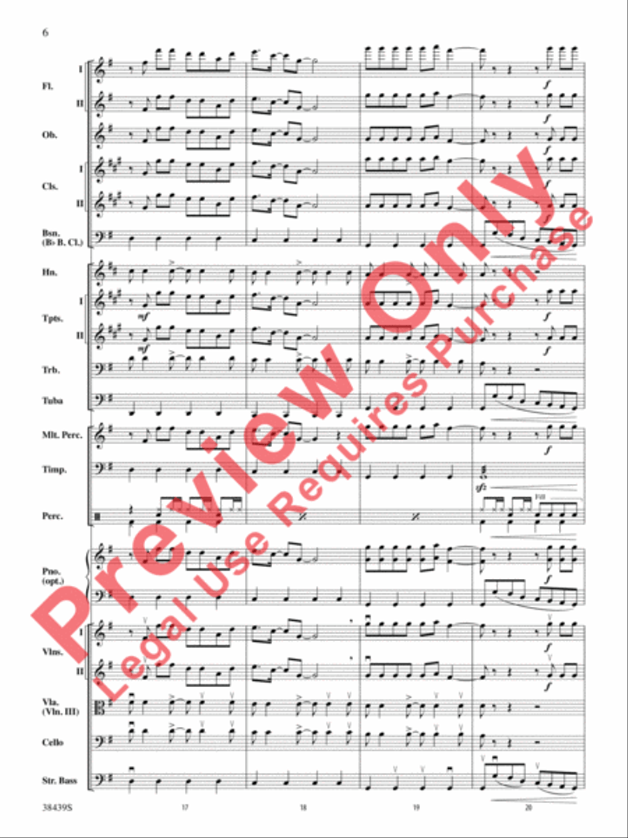Born This Way Full Orchestra scores gallery preview page 7