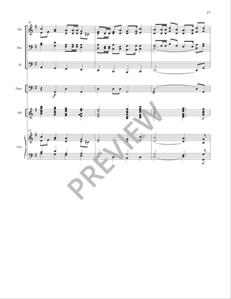 O Come, All Ye Faithful - Full Score and Parts 4-Part scores gallery preview page 18