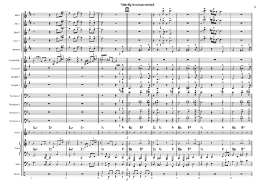 Strictly Instrumental Big Band scores gallery preview page 4