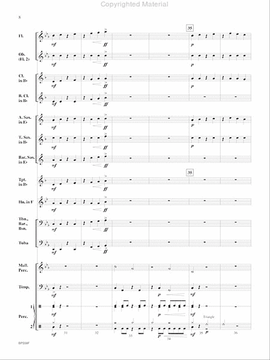 Supremacy Concert Band scores gallery preview page 9