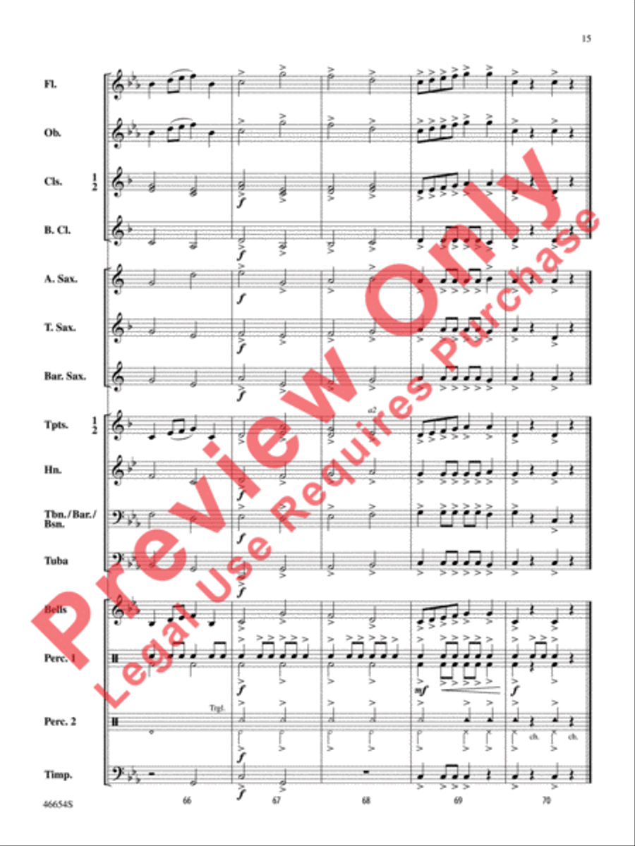 Alchemy Alchemy Concert Band scores gallery preview page 16