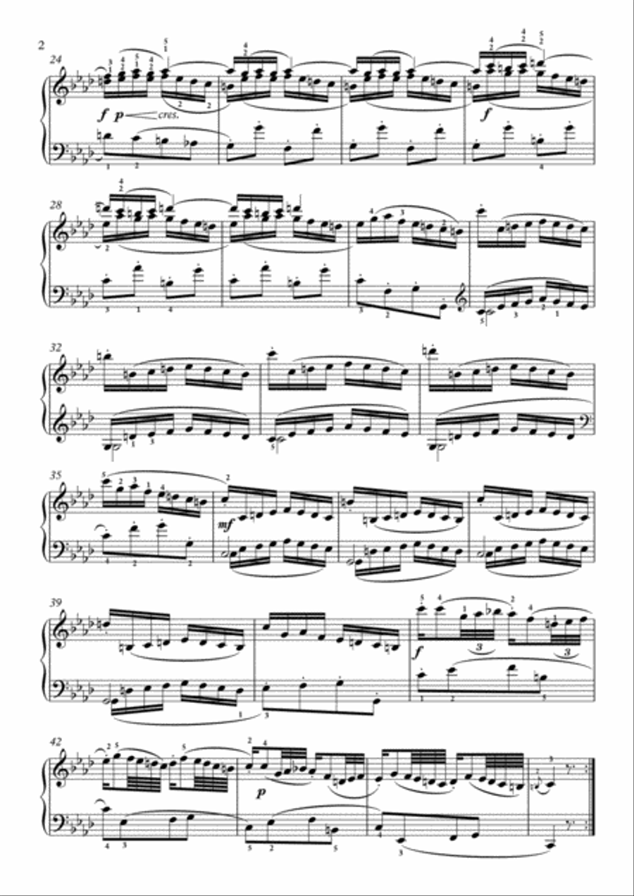 Scarlatti-Sonata in f-minor L.473 K.183(piano) Scarlatti-Sonata in f-minor L.473 K.183(piano) Piano Solo scores gallery preview page 3