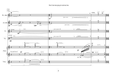 Just so Pieces - The Crab that Played with the Sea, Op.18a - score