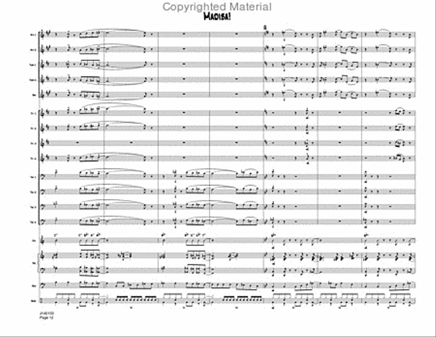 Madiba Jazz Ensemble scores gallery preview page 15