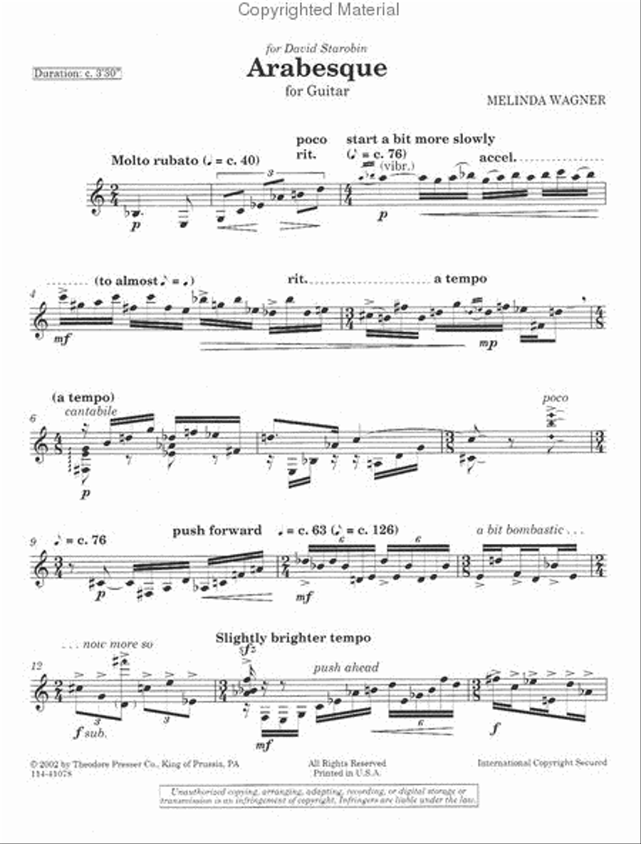 Arabesque Arabesque Chamber Music scores gallery preview page 2