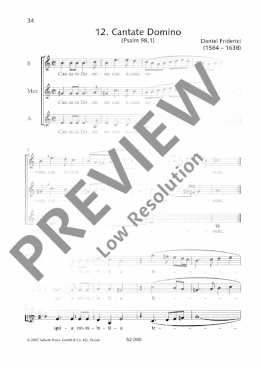 Cantate Domino Cantate Domino SSA scores gallery preview page 2