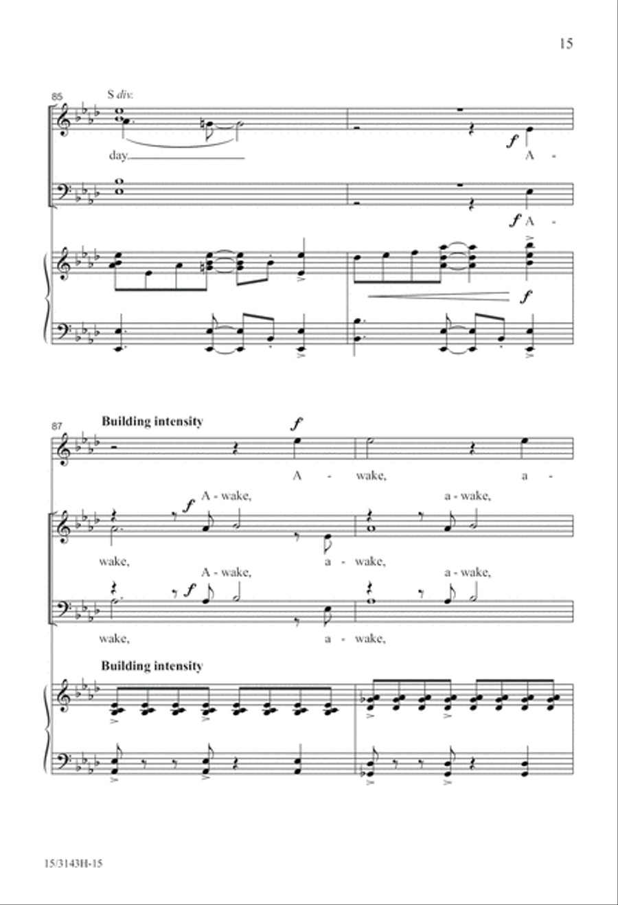 Awake, My Soul, and Sing! 4-Part scores gallery preview page 15