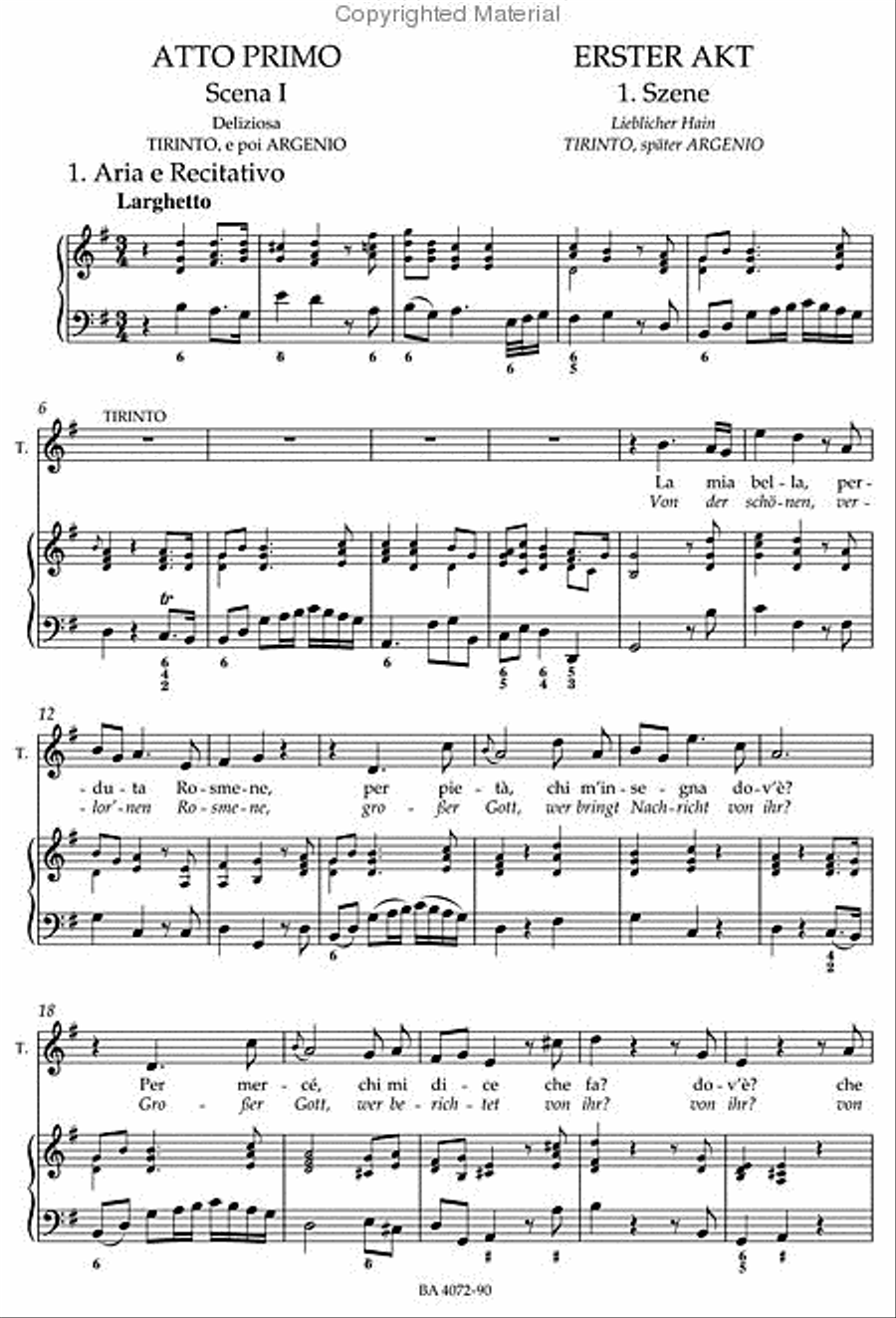 Imeneo HWV 41 Mixed Choir scores gallery preview page 4