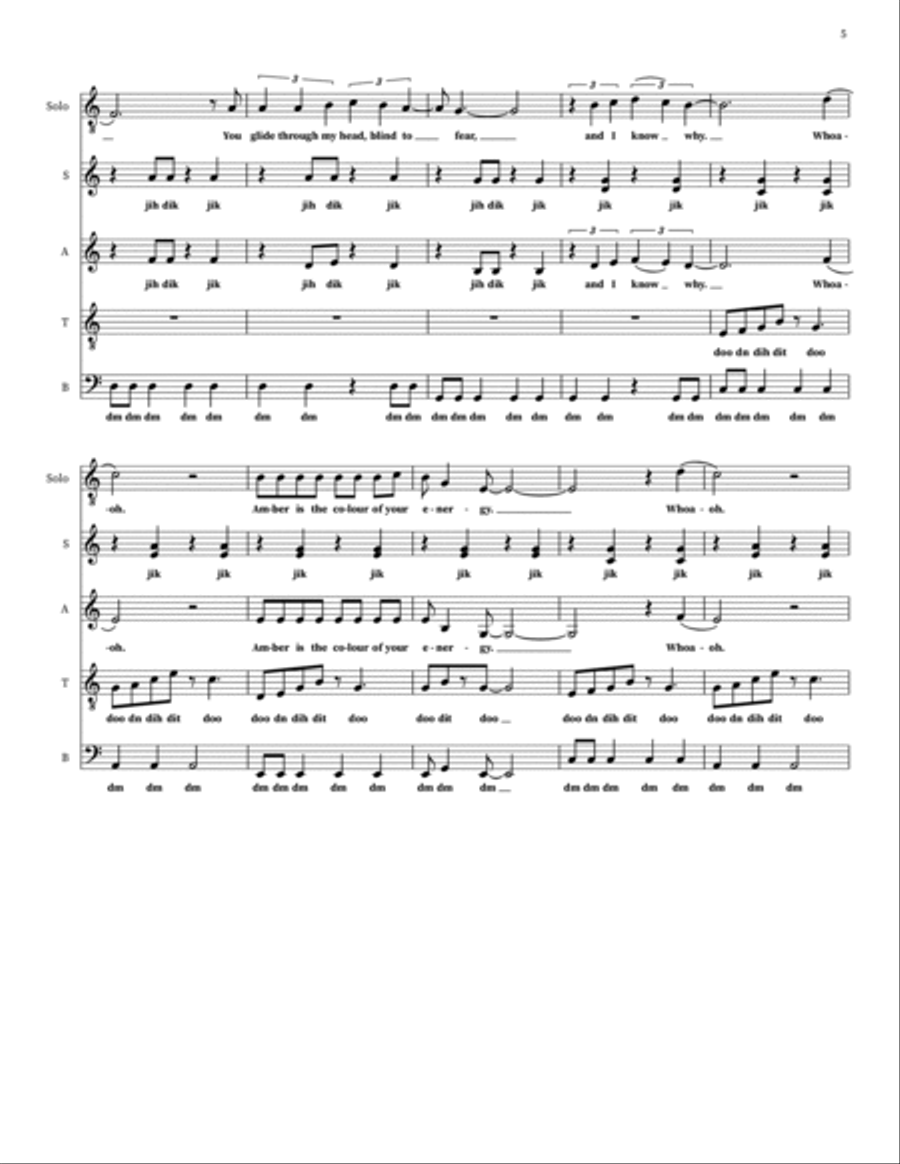 Amber 4-Part scores gallery preview page 5