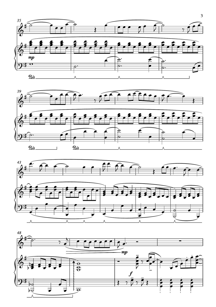 Let It Go (from Frozen) Flute Solo scores gallery preview page 3