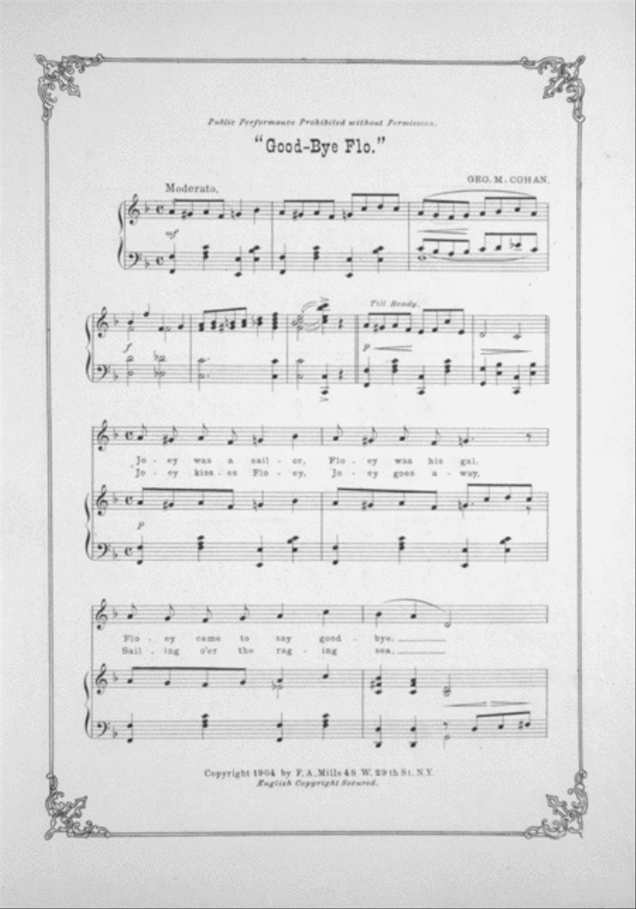 Good-bye Flo Voice scores gallery preview page 2