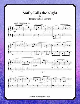 Book cover for Softly Falls the Night