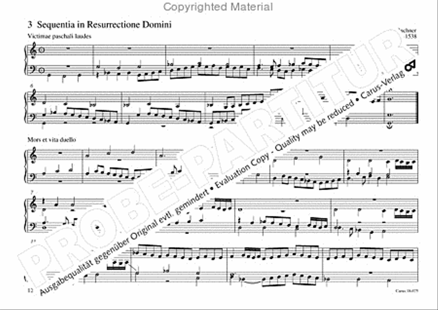 Freiburger Orgelbuch: Stammteil Organ Solo scores gallery preview page 13