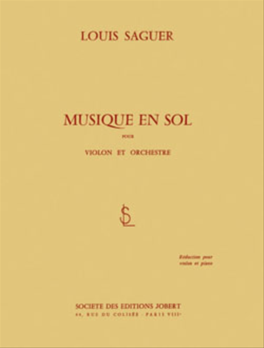 Musique En Sol Violin scores gallery preview page 1
