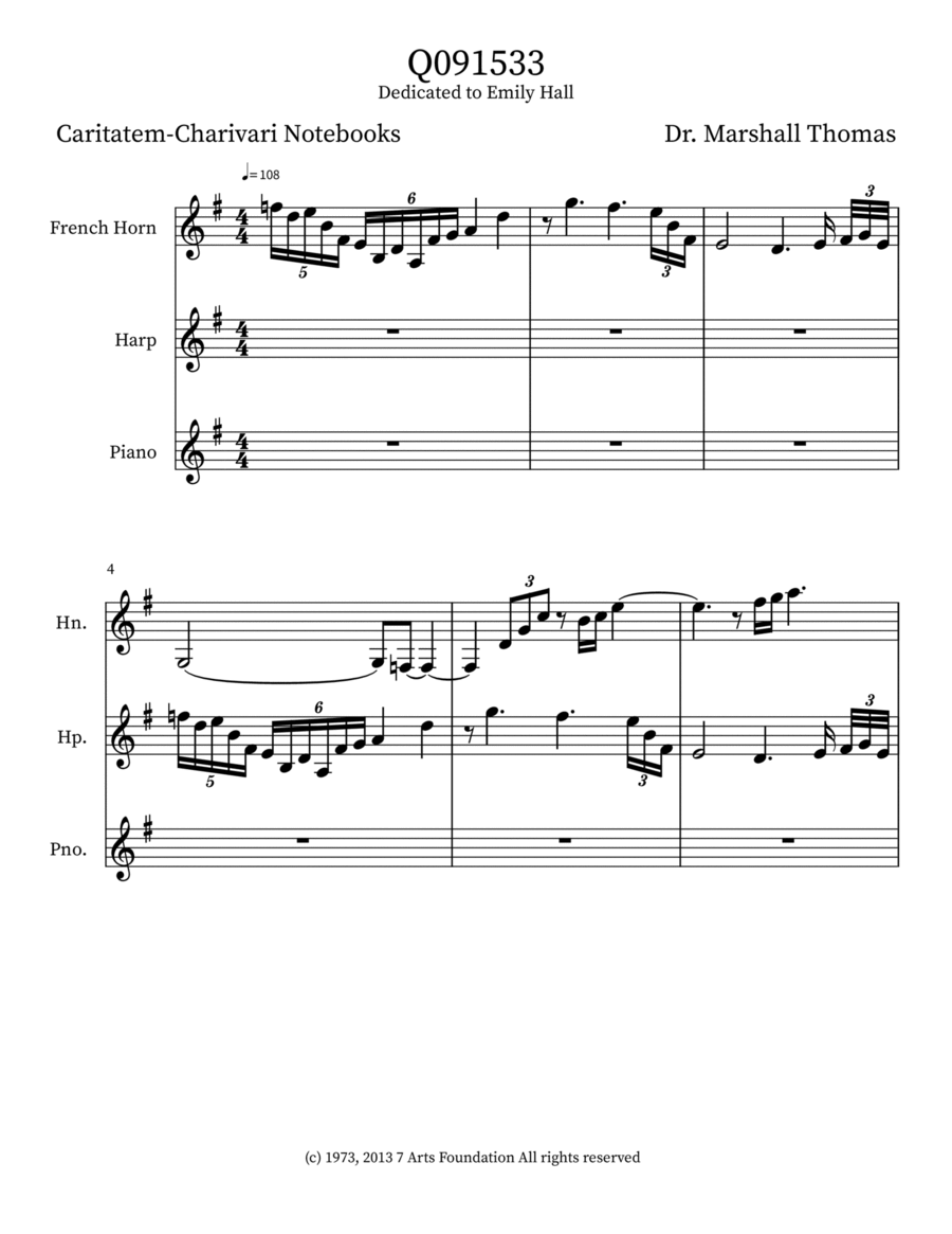 Q091533 Q091533 Horn scores gallery preview page 1