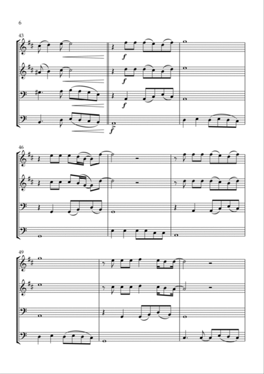 Flowers Flowers Trombone scores gallery preview page 6