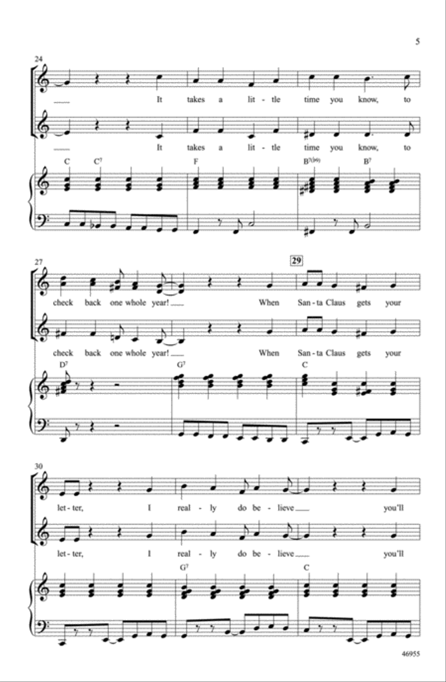 Rockin' Holidays! Choir scores gallery preview page 4