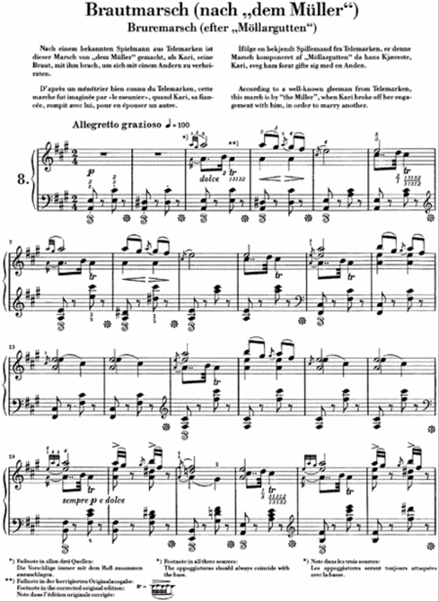 Norwegian Peasant Dances (Slåtter) Op. 72 Piano Solo scores gallery preview page 2