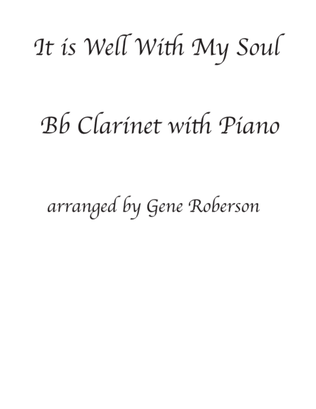 Book cover for It is Well with My Soul Easy Bb Clarinet solo