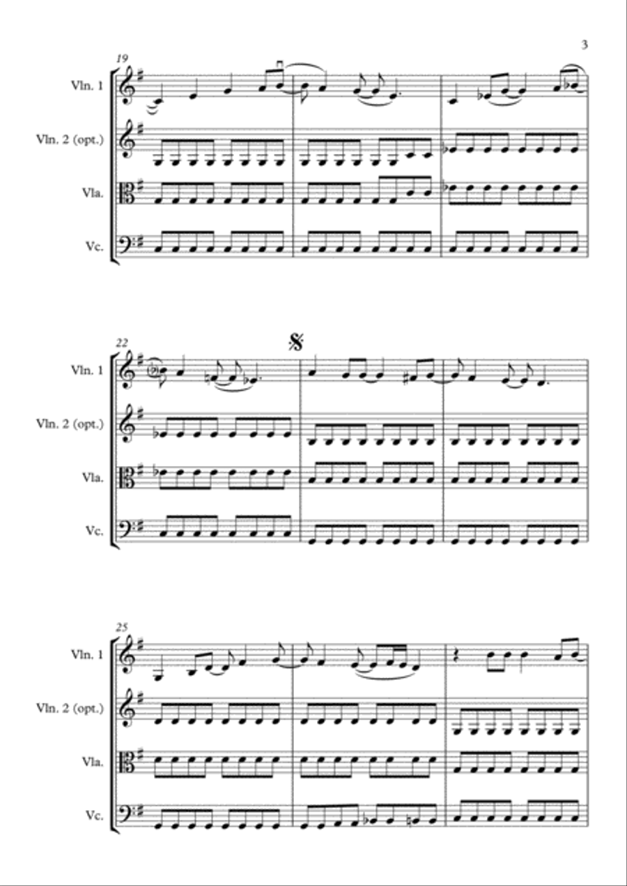 All I Want For Christmas Is You All I Want For Christmas Is You String Trio scores gallery preview page 3