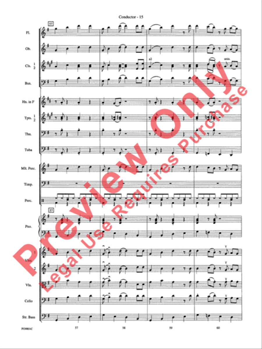 (We're Gonna) Rock Around the Clock Full Orchestra scores gallery preview page 17