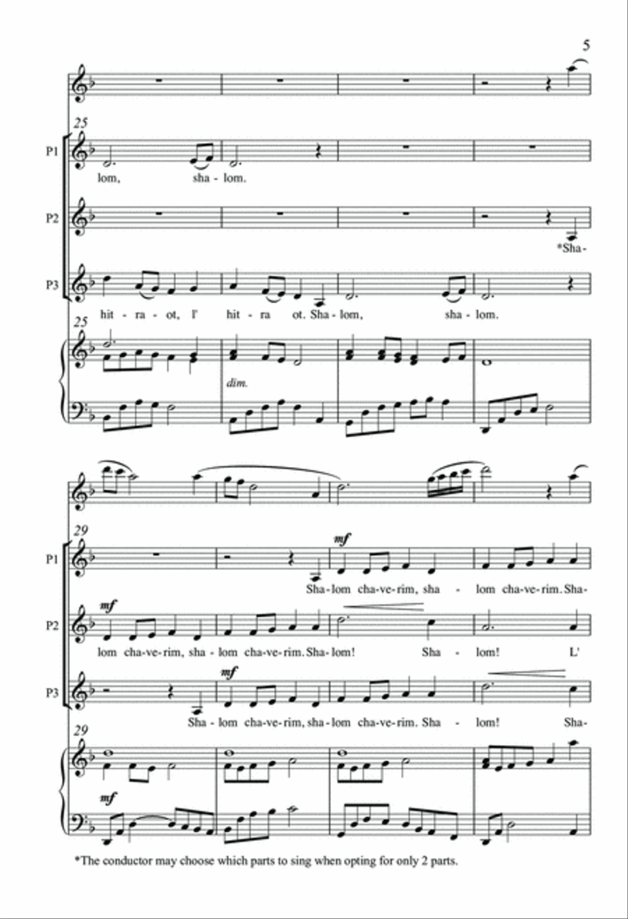 Shalom Chaverim Flute scores gallery preview page 5