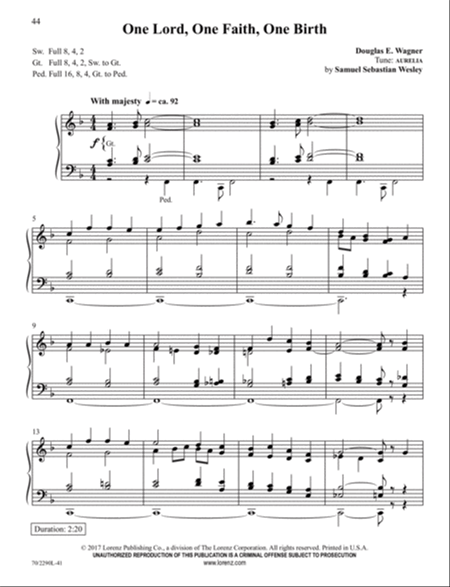 Easy Hymns for Organ Easy Hymns for Organ Organ Solo scores gallery preview page 17