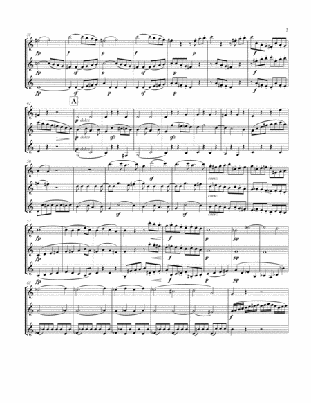 Trio, opus 87, for clarinet trio