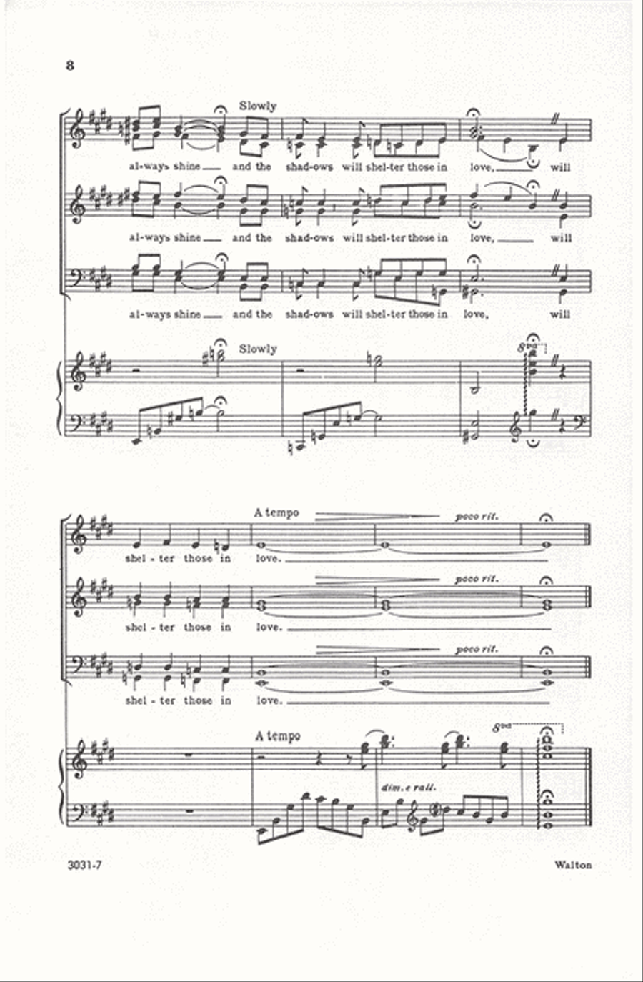 Stars and Shadows (Beau Soir) Divisi scores gallery preview page 8