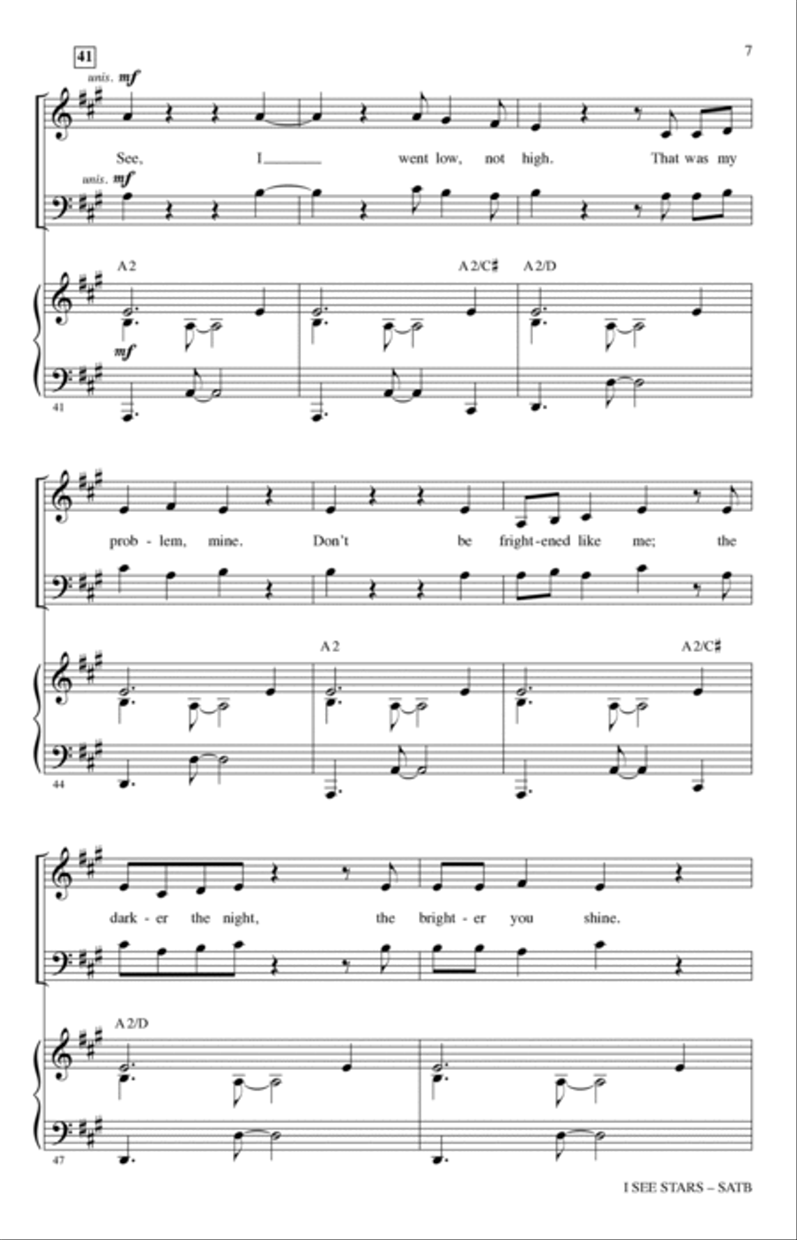 I See Stars (from Mean Girls: The Broadway Musical) (arr. Mark Brymer) 4-Part scores gallery preview page 6