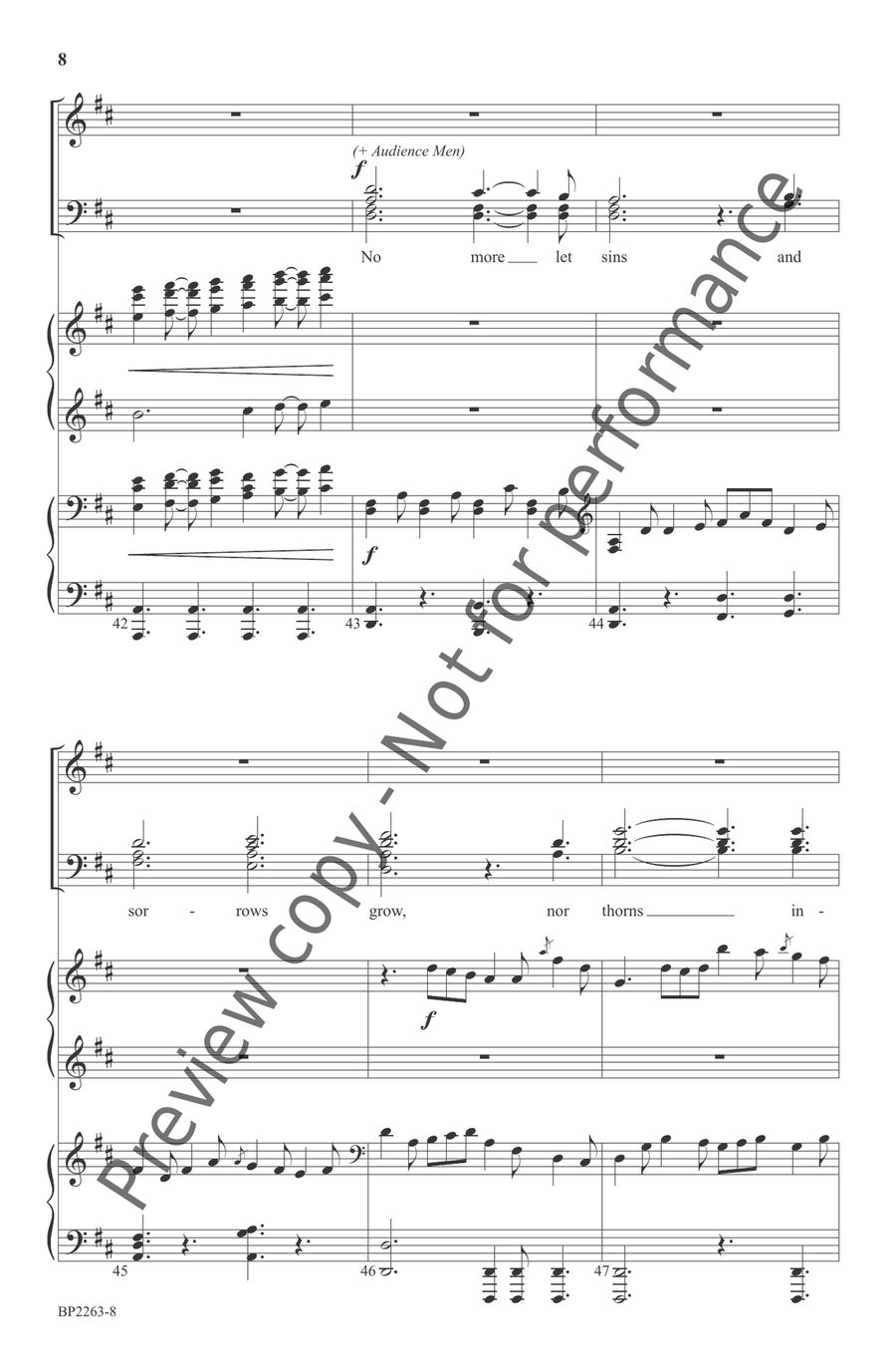 Joy to the World! 4-Part scores gallery preview page 10