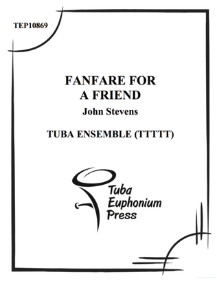 Book cover for Fanfare for a Friend