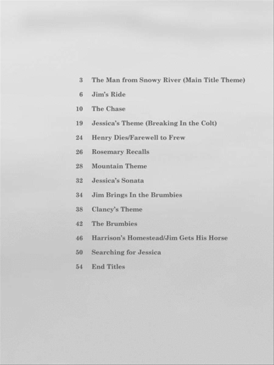 The Man from Snowy River Piano Solo scores gallery preview page 4