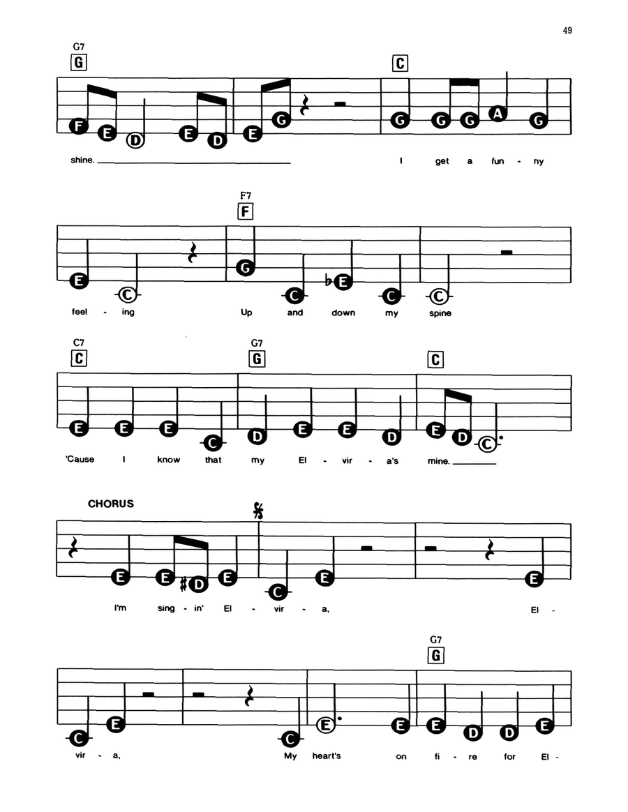 Elvira Elvira Electronic Keyboard scores gallery preview page 2