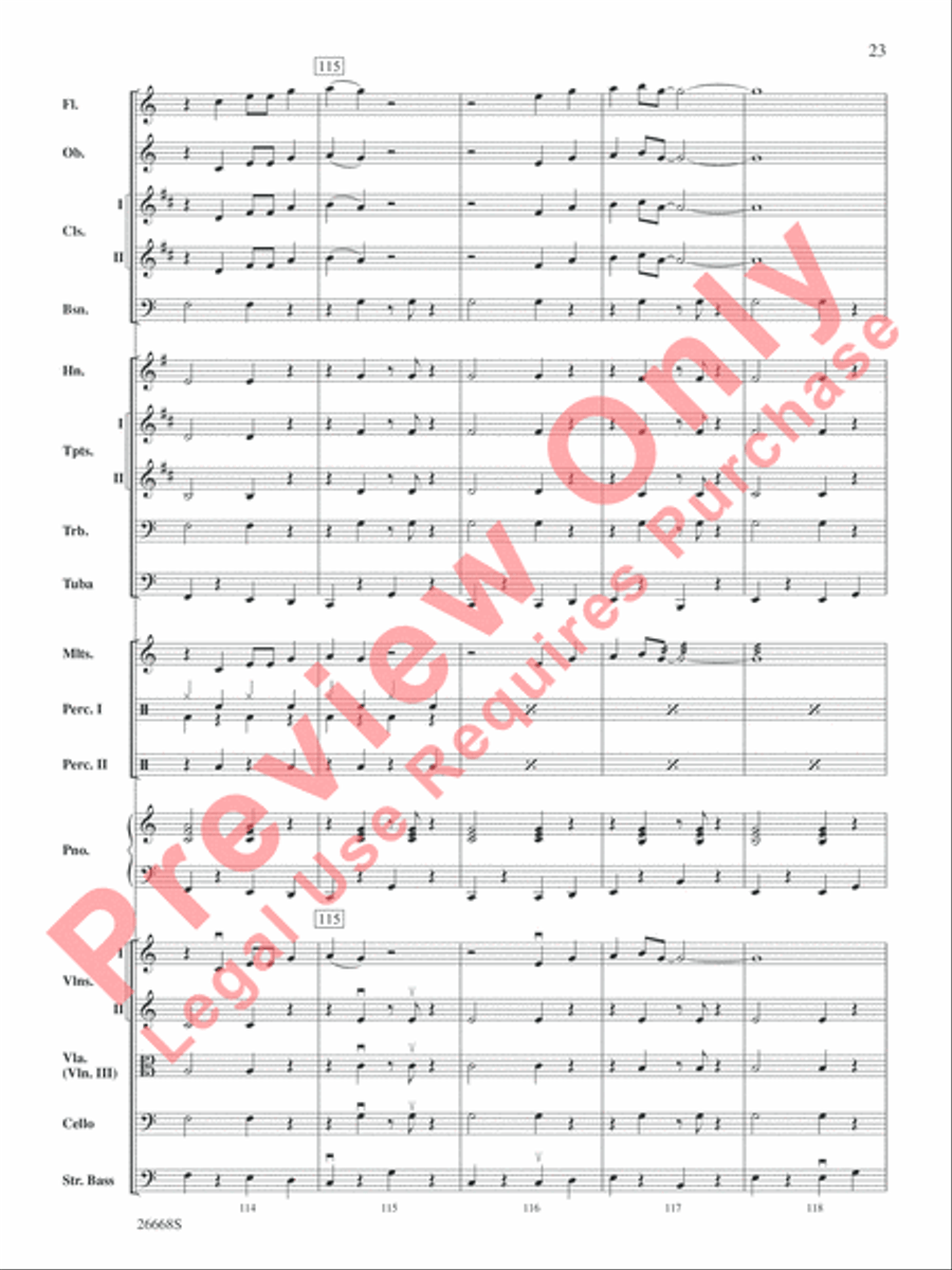 Grease Grease Full Orchestra scores gallery preview page 24
