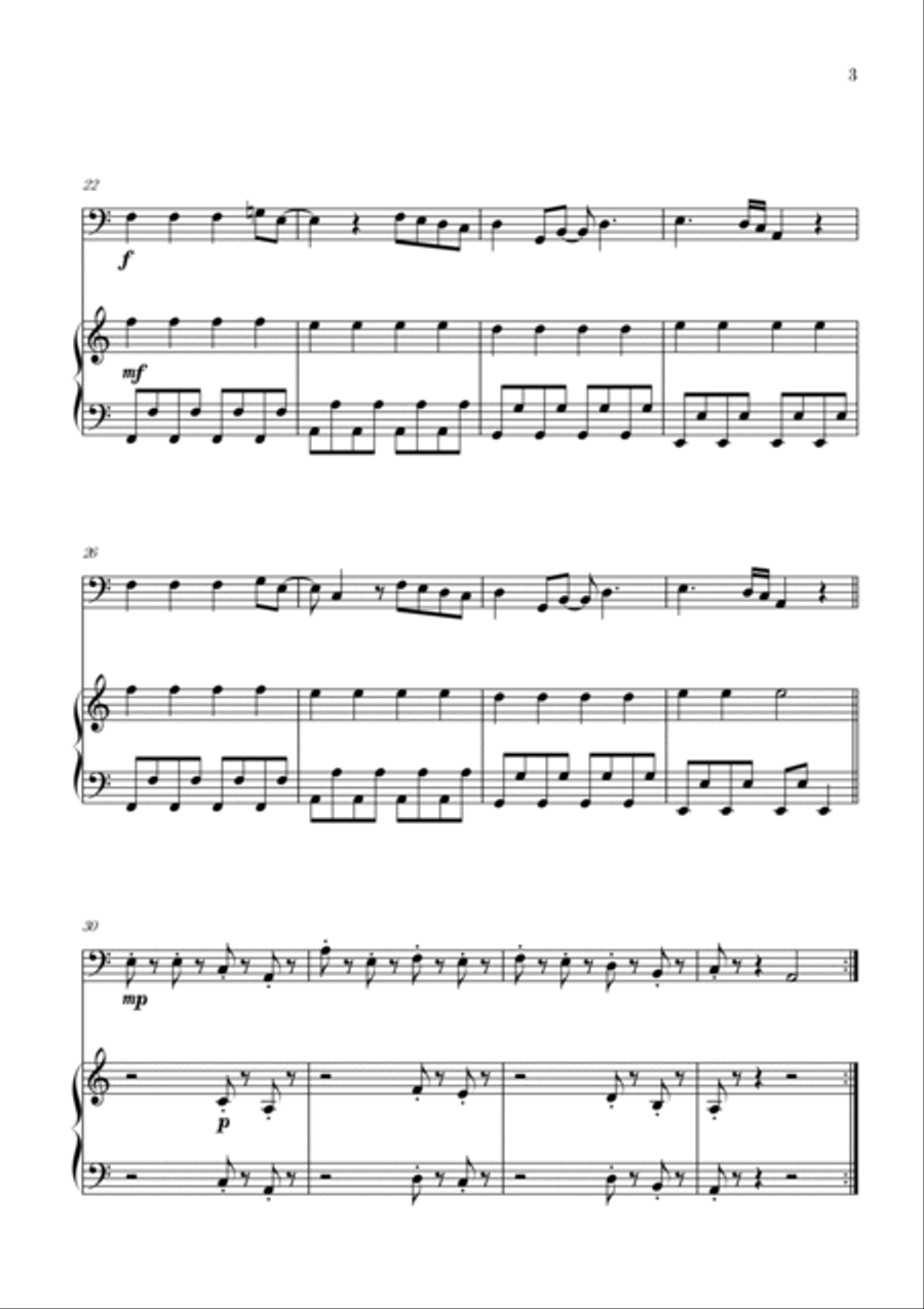 Bloody Mary Piano scores gallery preview page 3