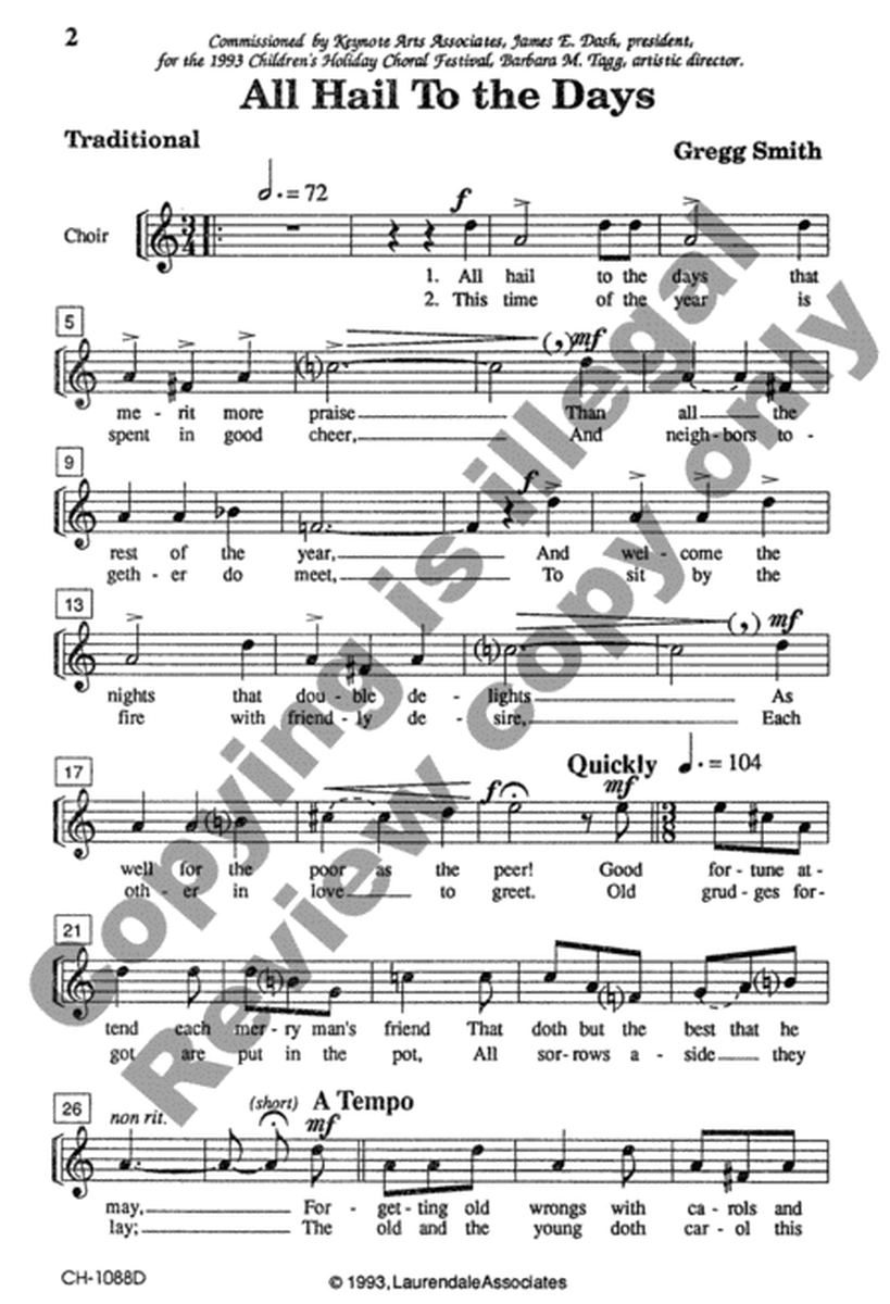 Holiday Harmonies (Choral Score)