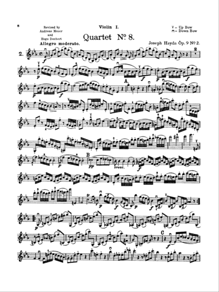 Thirty Celebrated String Quartets, Volume 1 String Quartet scores gallery preview page 6